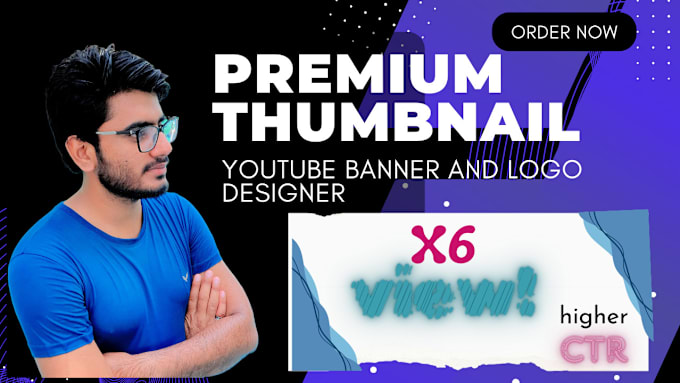 Gig Preview - Design youtube thumbnail, logo, banner also for social media in 24 hours