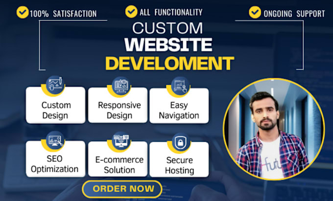 Gig Preview - Build or rebuild website development full stack developer create custom website