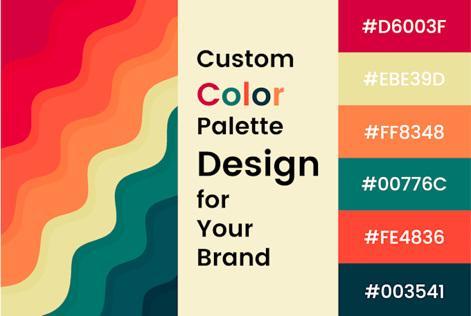 Gig Preview - Design a custom color palette for your brand