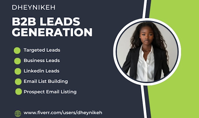 Gig Preview - Provide targeted b2b lead generation and email list for any industries