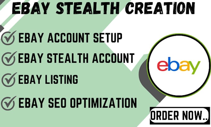 Gig Preview - Create a verified ebay stealth account, ebay listing and ebay SEO