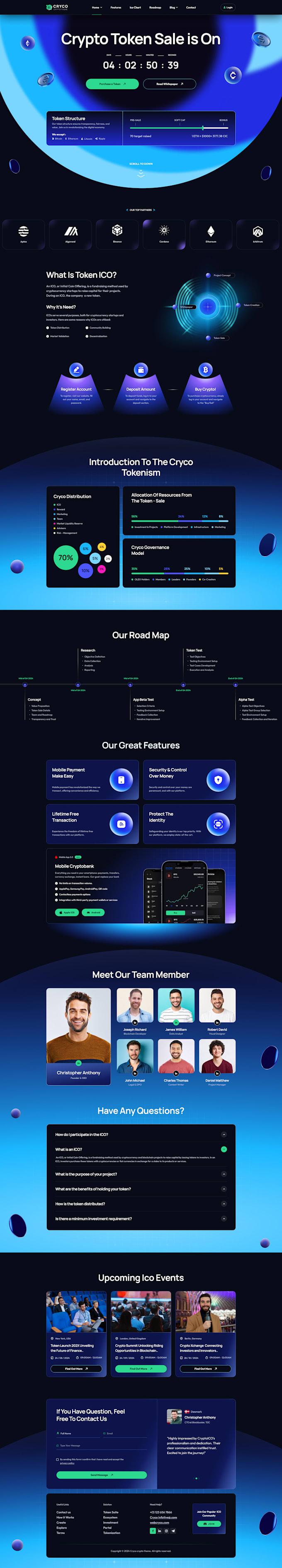 Gig Preview - Create UI UX crypto website, crypto landing page and cryptocurrency meme website