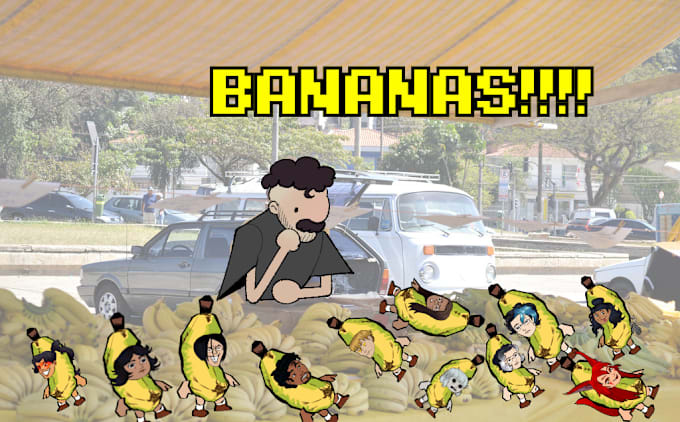 Gig Preview - Turn you or a character into a banana