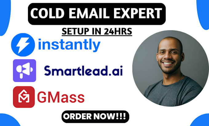 Gig Preview - Setup instantly ai smartleads ai and gmass for cold email outreach