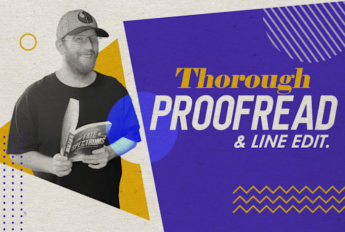 Gig Preview - Professionally proofread and line edit your book