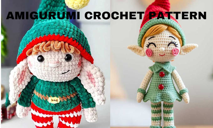 Gig Preview - Craft amigurumi crochet patterns for toys animals with steps instruction image