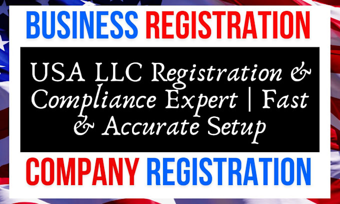 Gig Preview - Register US llc for non US resident llc registration ein llc company