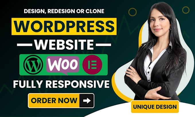 Gig Preview - Design, redesign, clean, update, copy clone, edit or revamp wordpress website