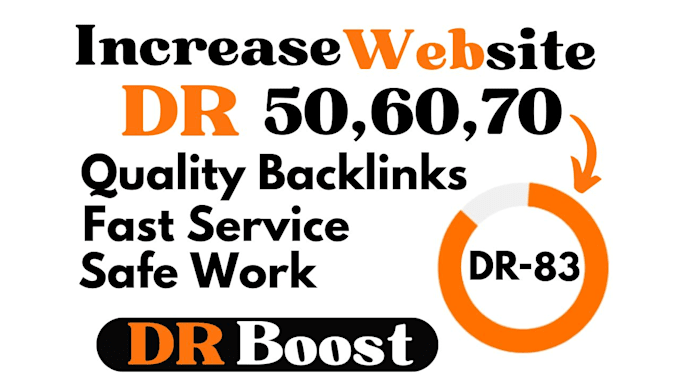 Bestseller - increase domain rating ahrefs DR 70 with dofollow SEO backlinks