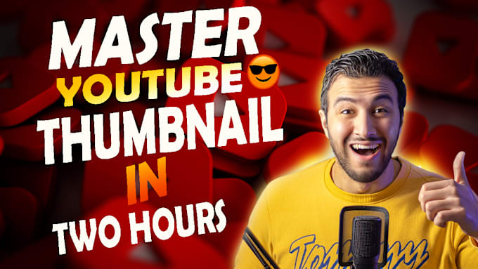 Gig Preview - Create master youtube thumbnail in 2hours