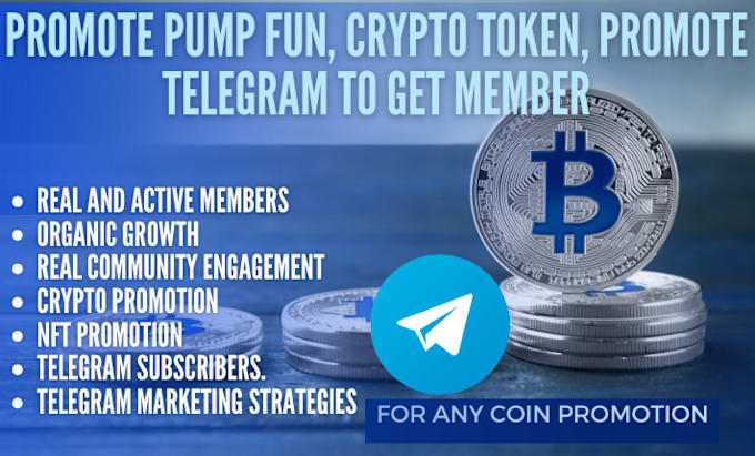 Gig Preview - Promote pump fun token, promote telegram, solana, twitter, dex, meme coin and pi