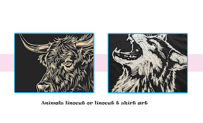 Bestseller - make linocut illustration for you