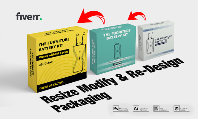 Bestseller - resize, modify, and redesign packaging