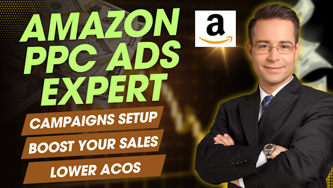 Gig Preview - Setup manage and optimize PPC amazon campaigns sponsored ads expert amazon ads