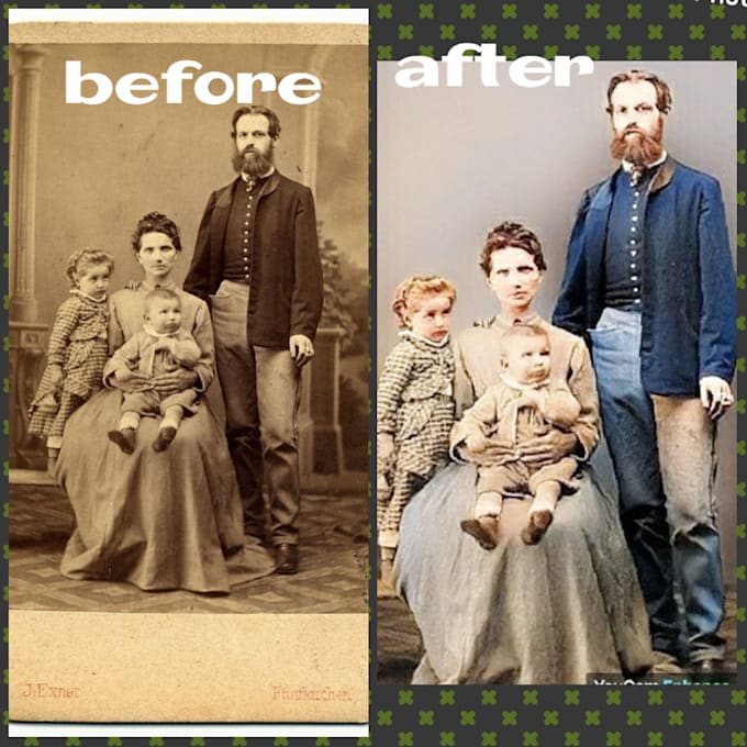 Bestseller - colorize, retouch, restore repair your old photo