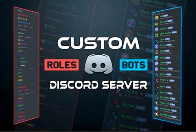 Bestseller - create, design, and set up a professional discord server for you