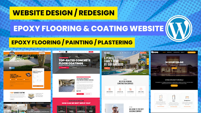 Gig Preview - Design epoxy website redesign epoxy website