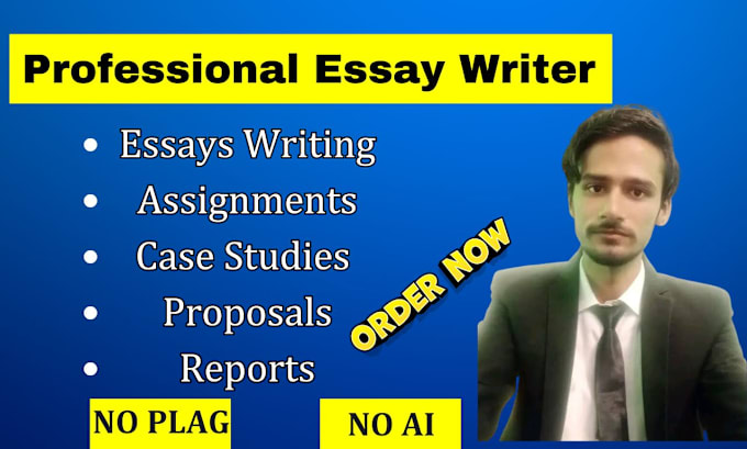 Gig Preview - Essay writing, reports, proposals, case studies and assignments