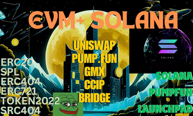 Gig Preview - Build solana pump fun launchpad solana token presale staking website