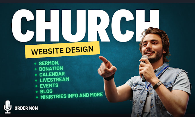 Bestseller - create a responsive church or charity website on webflow