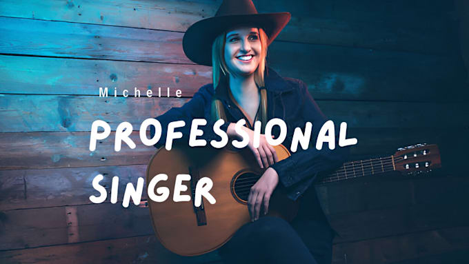 Gig Preview - Be your female songwriter and female singer for your country song custom song