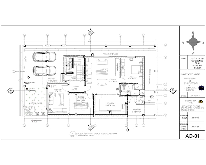 Gig Preview - Be your architect, draftsman for house plans, 2d floor plan blueprints