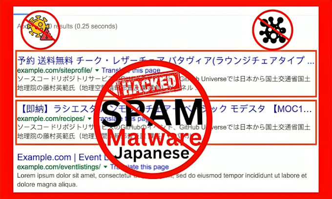 Gig Preview - Fix japanese keywords,clean SEO spam, and malware removal