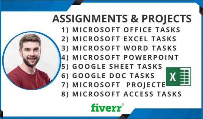 Gig Preview - Do urgent ms excel,ms word assignments, assessment and powerpoint presentations