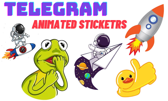 Gig Preview - Draw and animate telegram stickers, discord stickers for your crypto project