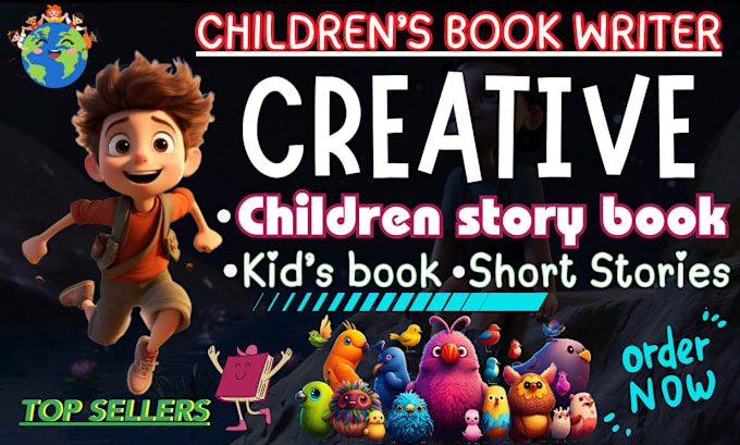 Gig Preview - Be children book writer, children story book, ebook writer, kids book, ebook