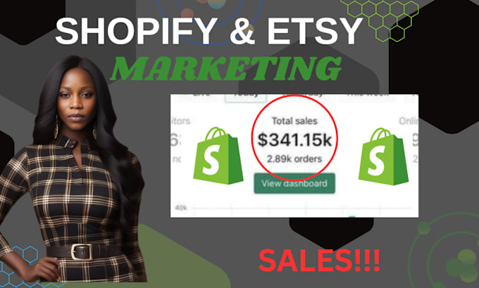 Gig Preview - Boost shopify sales shopify dropshipping marketing etsy shop promotion SEO views