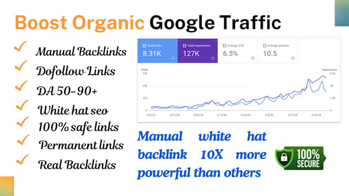 Gig Preview - Boost rank with high quality SEO manual backlinks dofollow links building