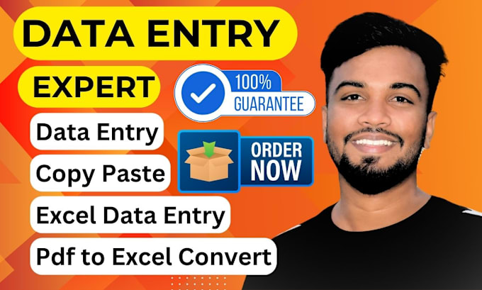 Gig Preview - Do data entry, excel data entry, copy paste to your business