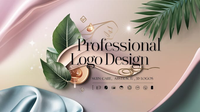 Gig Preview - Design unique skincare, abstract, 3d, spa, yoga, beauty and fashion logo