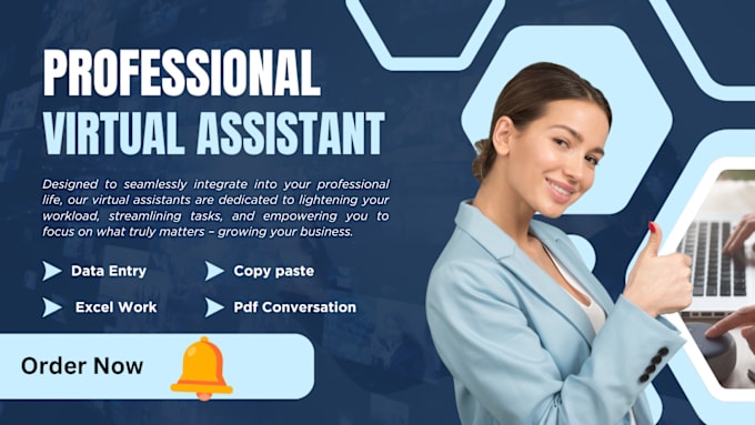 Gig Preview - Be your professional virtual assistant