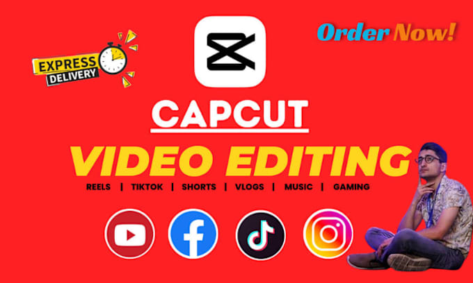 Gig Preview - Do capcut video editing for youtube shorts, instagram, tiktok reels