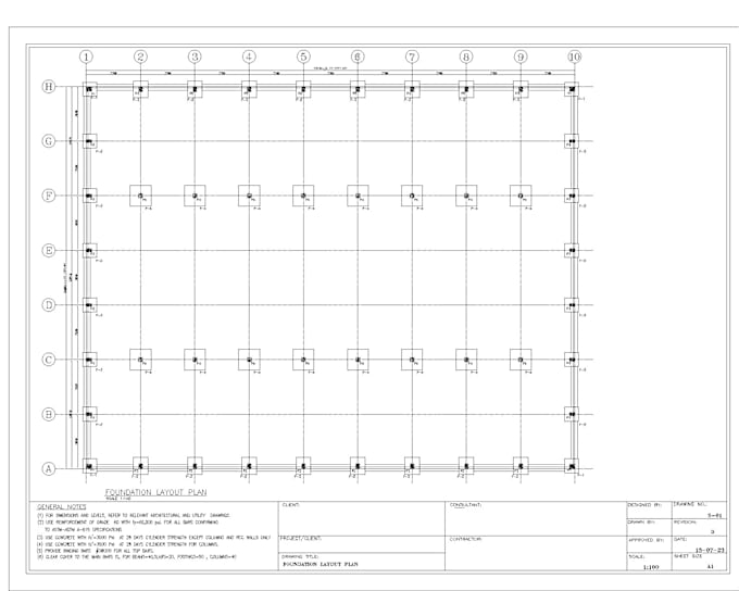 Gig Preview - Create foundation design for steel, concrete, or wood structures