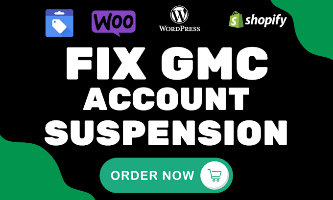 Gig Preview - Fix google merchant center suspension and misrepresentation issue, fix gmc