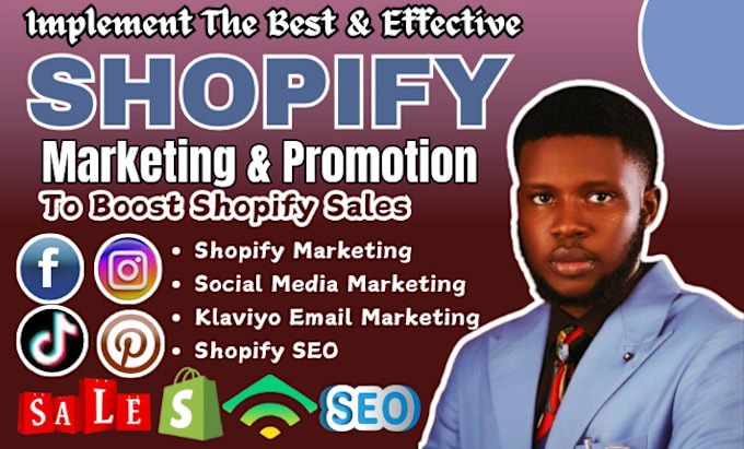 Gig Preview - Do shopify dropshipping marketing , ecommerce promotion , boost shopify sales