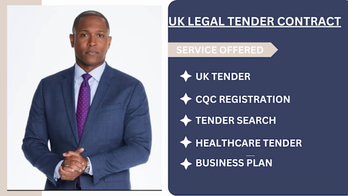 Gig Preview - Bid and conquer nhs tender, UK healthcare, cqc registration, and UK tender