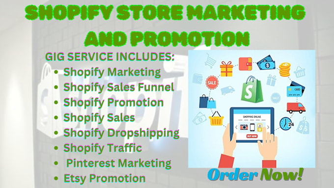 Bestseller - shopify dropshipping marketing etsy promotion pinterest marketing shop manager