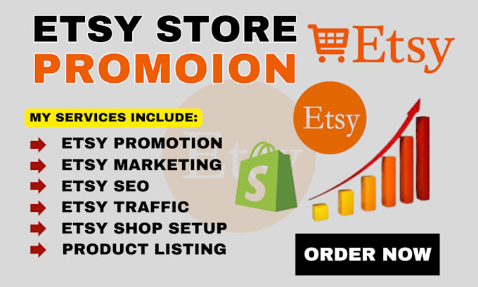 Gig Preview - Do shopify and etsy store marketing and promotion to boost sales