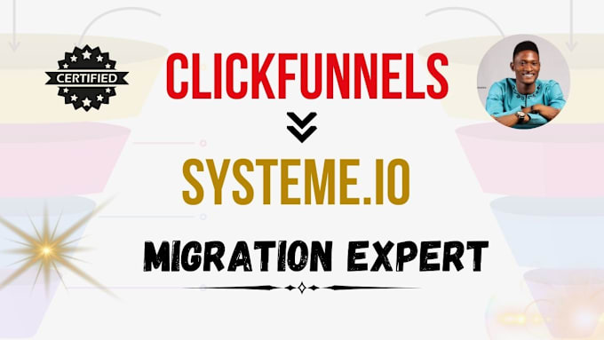 Gig Preview - Convert clickfunnels sales and landing page to systeme io sales and landing page