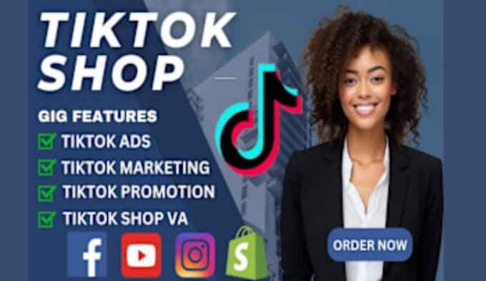 Gig Preview - Be your tiktok shop virtual assistant and manage your tiktok account