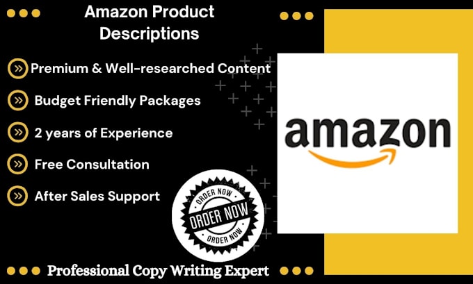 Gig Preview - Do amazon product description copywriting to boost your sales