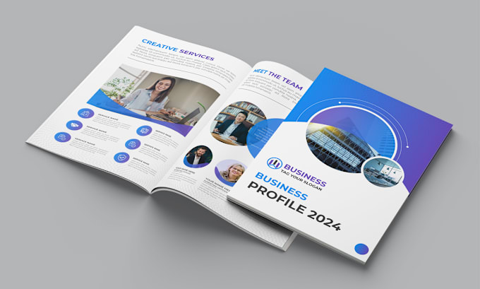 Gig Preview - Do business company profile booklet flyer trifold brochure design