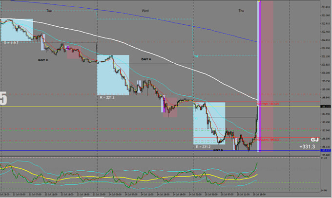 Gig Preview - Help you trade from low of the day and high of the day