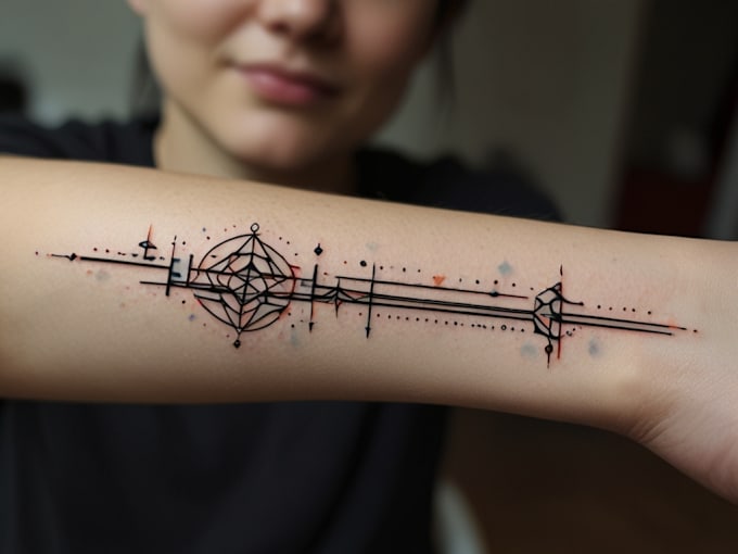 Gig Preview - Design a linear minimalist tattoo design