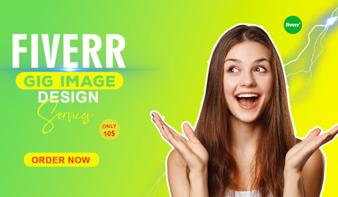 Gig Preview - Design fiverr gig picture and gig thumbnail image cover