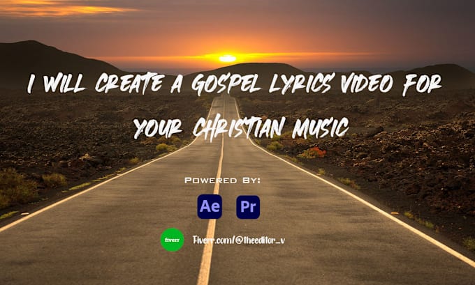 Gig Preview - Create a gospel lyrics video for your christian music